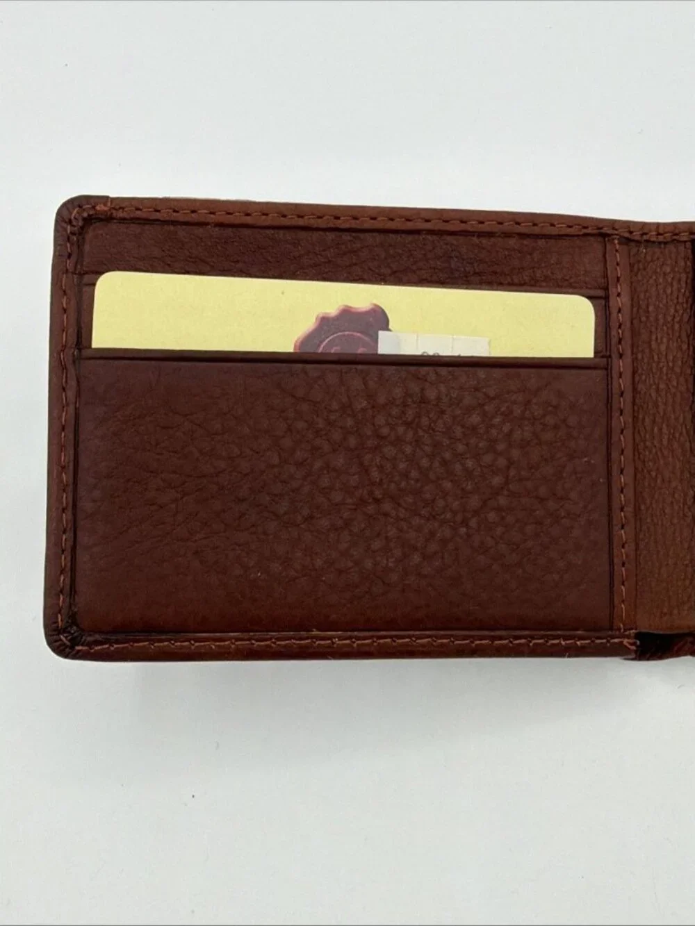 Osgoode Marley Ultra Mini Thinfold Leather Wallet - Brandy